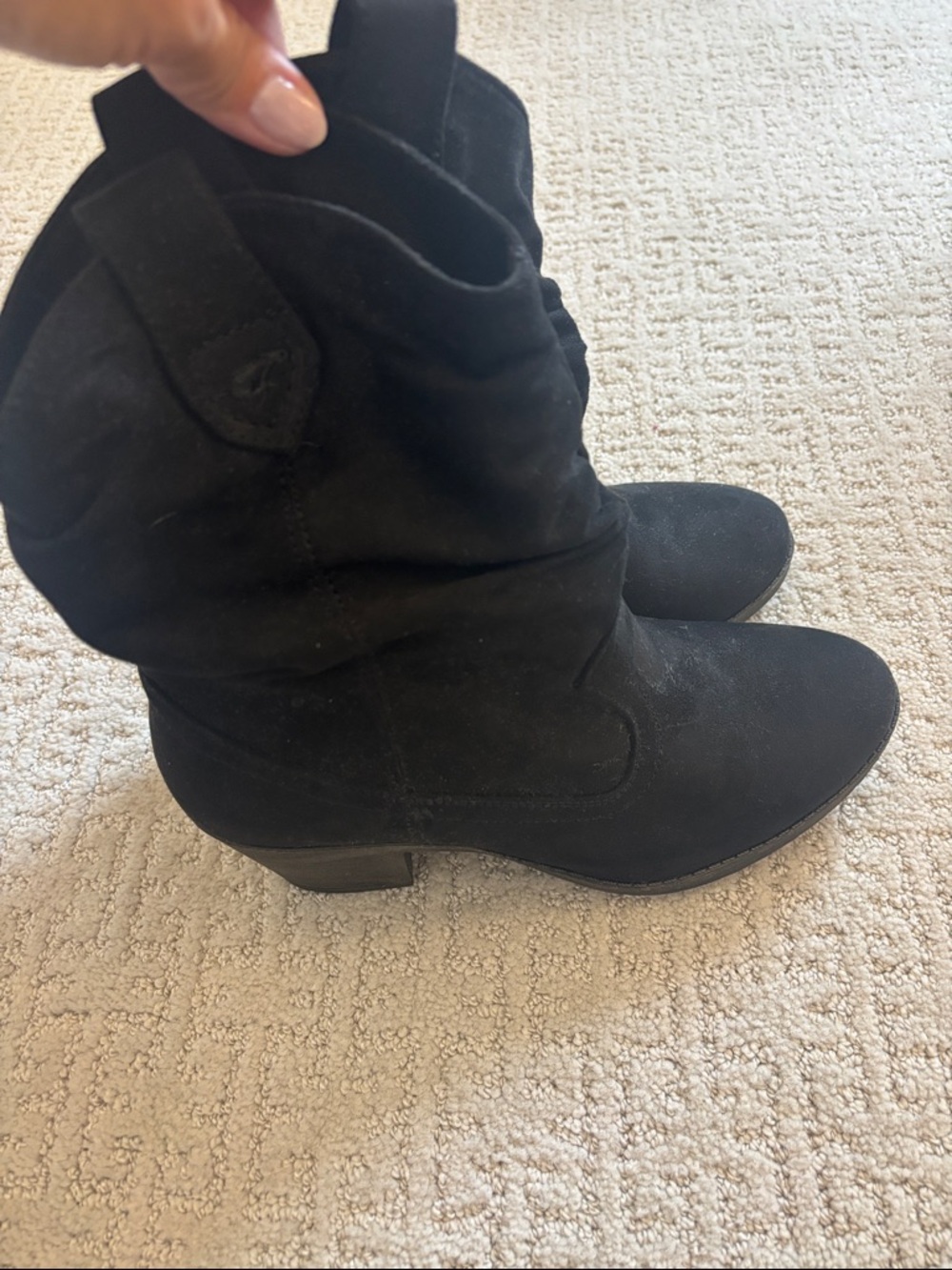 Rocket Dod Faux Suede Mid-Calf Women's Boots - Classic Slouch Style 8.5 new